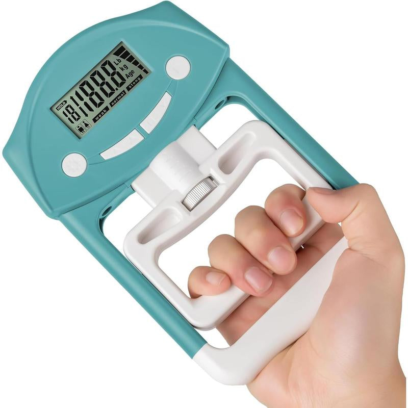 Grip Strength Tester, Hand Grip Dynamometer, Hand Grip Strength Tester Grip Strengthener Hand Exerciser Meter Digital Hand Grip Gauge 220 Lbs / 99 Kgs for , School, Office and Home Use