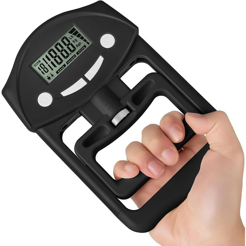 Grip Strength Tester, Hand Grip Dynamometer, Hand Grip Strength Tester Grip Strengthener Hand Exerciser Meter Digital Hand Grip Gauge 220 Lbs / 99 Kgs for , School, Office and Home Use