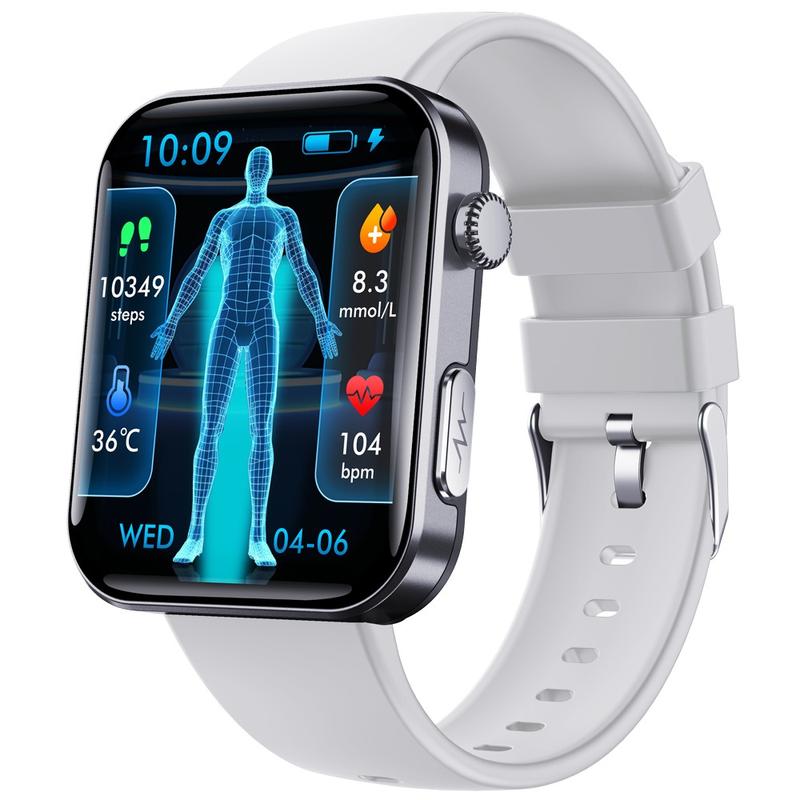 Smart Watch ECG Monitoring SOS Fall Alarm Blood Glucose and Blood Pressure Bluetooth Sports Smart Watch HRV Report
