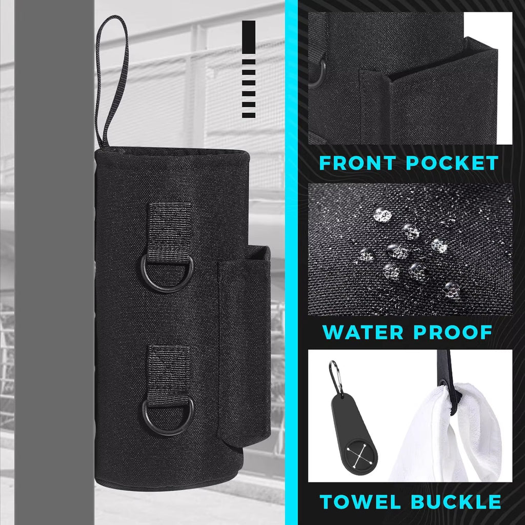 Magnetic Gym Water Bottle Bag Non Slip Magnetic Gym Sling Bag Portable Magnetic Water Bottle Carrier Holder for Gym Accessories