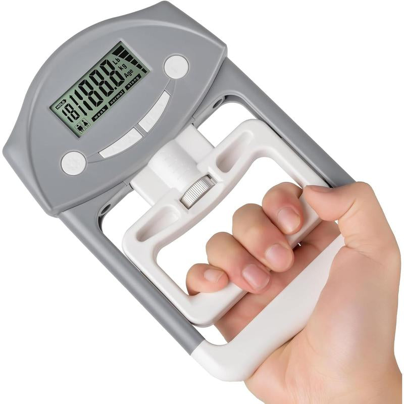 Grip Strength Tester, Hand Grip Dynamometer, Hand Grip Strength Tester Grip Strengthener Hand Exerciser Meter Digital Hand Grip Gauge 220 Lbs / 99 Kgs for , School, Office and Home Use