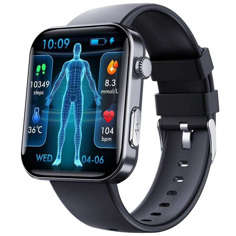 Smart Watch ECG Monitoring SOS Fall Alarm Blood Glucose and Blood Pressure Bluetooth Sports Smart Watch HRV Report